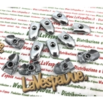 Serie kit puntalini terminali strisce pedana LAMBRETTA 125 LI 2° 150 LI 1° 2° 175 TV 2° r.o. 19050108 innocenti 12 pezzi in alluminio lucidato