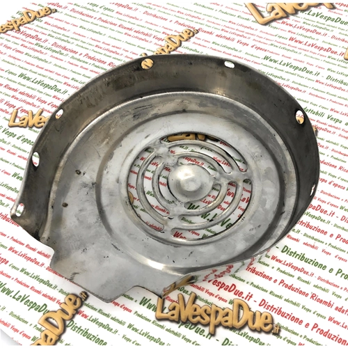 Cache de ventilateur de volant moteur LAMBRETTA 125 LI LIS DL GP 150 LI SPECIAL SX DL GP 175 TV 2° 3° 200 TV SX DL GP ro 22014030 19014030 en acier chromé