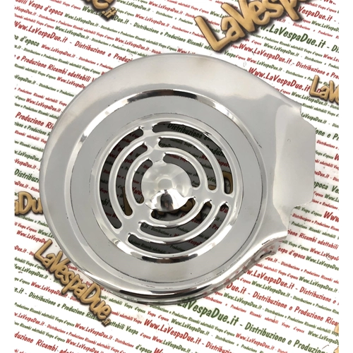 Cache-ventilateur en acier inoxydable LAMBRETTA 125 150 LI SPECIAL DL GP SX 175 TV 2° 3° 200 TV SX DL GP ro 22014030 - 19014030 innocenti