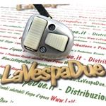 Commutatore devioluci LAMBRETTA 125 150 LI SPECIAL SX 175 TV 200 SX TV r.o. 19281230 con pulsanti bianchi innocenti