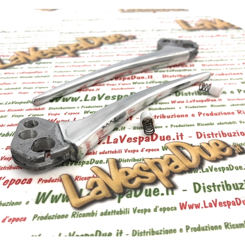 Pair of LAMBRETTA INNOCENTI brake and clutch levers in polished aluminum