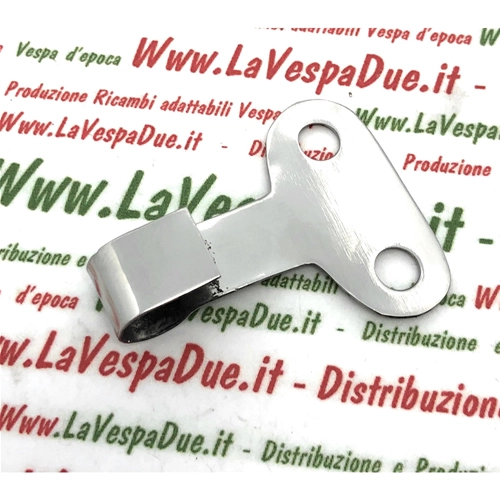 Support chromé pour câble de frein arrière LAMBRETTA LI SPECIAL SX TV DL GP innocenti 19059006