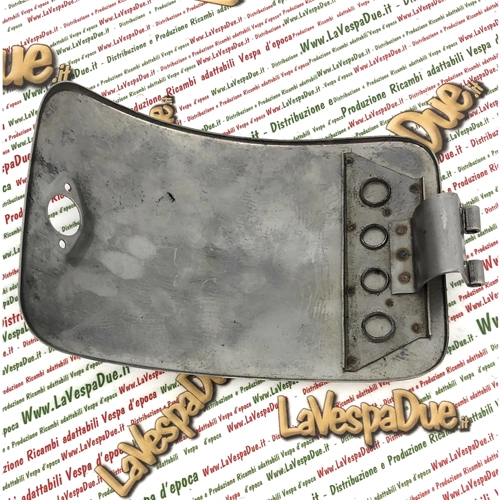 Compartiment de rangement de porte de coffre LAMBRETTA 125 150 LI SPECIAL DL GP SX 175 TV 2° 3° 200 TV SX DL GP en acier inoxydable ro 19055050 outils innocenti