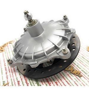 Roue avant complète avec moyeu, disque et tambour de frein pour Lambretta 125 150 LI Special DL GP innocenti