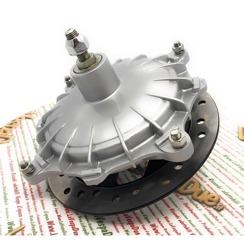 Roue avant complète avec moyeu, disque et tambour de frein pour Lambretta 125 150 LI Special DL GP innocenti