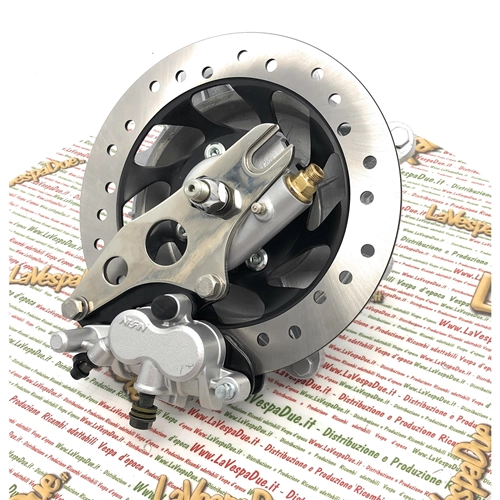 Roue avant complète avec moyeu, disque et tambour de frein pour Lambretta 125 150 LI Special DL GP innocenti