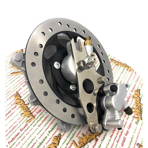Roue avant complète avec moyeu, disque et tambour de frein pour Lambretta 125 150 LI Special DL GP innocenti