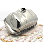 Verchromter Benzintank LAMBRETTA 125 150 LI SPECIAL DL GP SX 175 TV 2° 3° 200 TV SX DL GP ro 19970010 aus Edelstahl