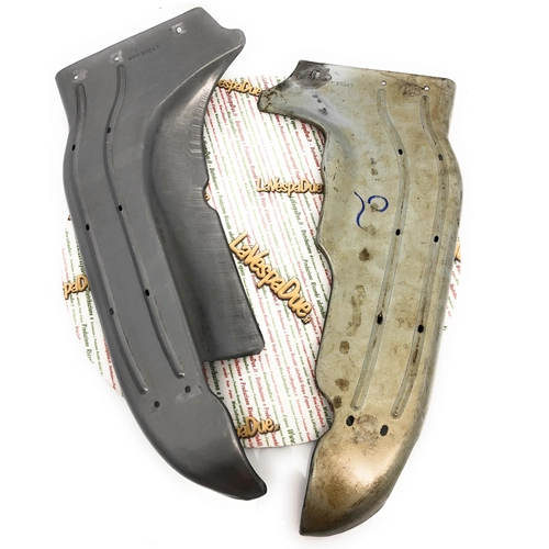 Rear footrest pair LAMBRETTA 125 150 LI 1st 2nd 175 TV 2nd innocenti ro 19050054 19050101 footrests