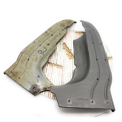 Rear footrest pair LAMBRETTA 125 150 LI 1st 2nd 175 TV 2nd innocenti ro 19050054 19050101 footrests