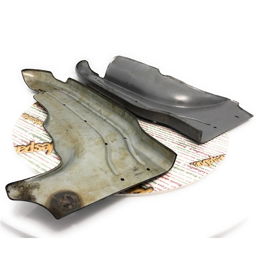 Rear footrest pair LAMBRETTA 125 150 LI 1st 2nd 175 TV 2nd innocenti ro 19050054 19050101 footrests