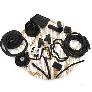 Black rubber parts kit for restoration of LAMBRETTA 125 150 LI 1st 2nd innocenti