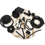 Kit piezas goma negra serie restauración LAMBRETTA 125 150 LI 1ª 2ª inocente