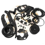 Kit de piezas de goma NEGRA serie restauración LAMBRETTA 125 150 LI SPECIAL SX 175 TV 3° 200 TV SX inocentes