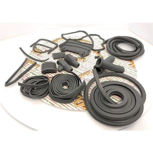 Gray rubber parts kit for restoration of LAMBRETTA 125 150 LI 1st 2nd innocenti