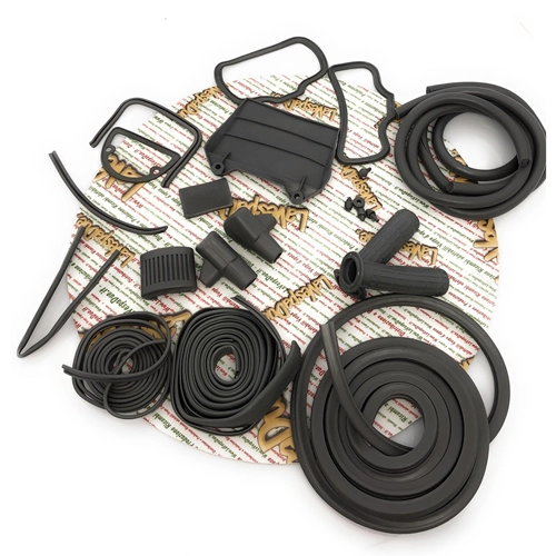 Gray rubber parts kit for restoration of LAMBRETTA 125 150 LI 1st 2nd innocenti