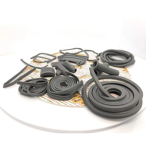Gray rubber parts kit for restoration of LAMBRETTA 125 150 LI 1st 2nd innocenti