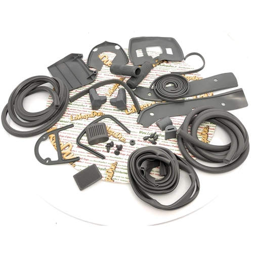 Gray rubber parts kit restoration LAMBRETTA 125 150 LI SPECIAL SX 175 TV 3° 200 TV SX innocenti