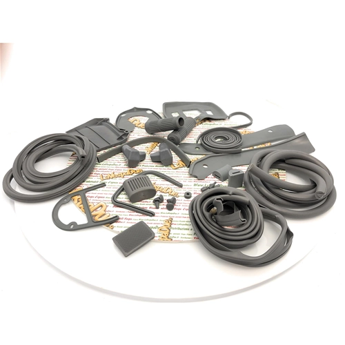 Gray rubber parts kit restoration LAMBRETTA 125 150 LI SPECIAL SX 175 TV 3° 200 TV SX innocenti