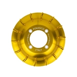 SONDERANGEBOT: PINASCO 26061022 Lüfter, FLYTECH Zündung aus glänzend schwarz eloxiertem Aluminium, CNC-gefräst, passend für VESPA 125, 150, 200, PX, PE, GT, GTR, SUPER SPRINT, VELOCE, T5, TS, VNB, VBB, COSA