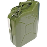 10-liter reinforced metal fuel can for Vespa Lambretta Ape and Scooters