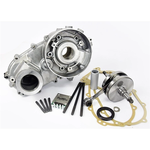 Carter + albero motore PINASCO 26482128 con albero corsa 57 Vespa Faro basso 3 prigionieri