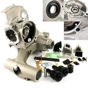 Carter motore PINASCO SLAVE 2.0 Vespa 200 PX PE 26482043 lamellare