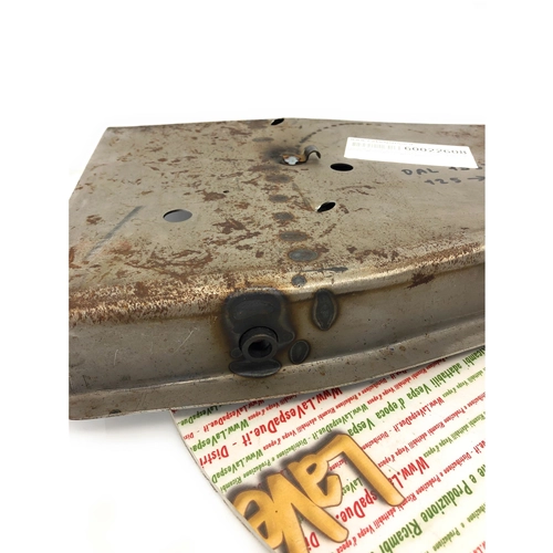 Central tunnel sheet metal with bushings and pipes VESPA 125 150 from 1952 to 1957 Low footboard headlight