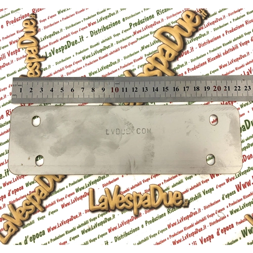 Placa de refuerzo de acero inoxidable para el reposapiés de VESPA 50 90 125 NLR SPECIAL SS PRIMAVERA ET3