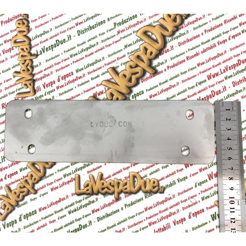 Placa de refuerzo de acero inoxidable para el reposapiés de VESPA 50 90 125 NLR SPECIAL SS PRIMAVERA ET3