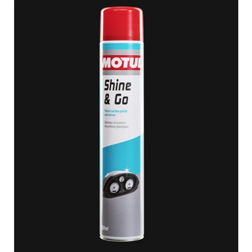 MOTUL SHINE & GO Spray für VESPA, APE, LAMBRETTA – Frischt Lacke und Kunststoffteile auf und schützt sie – 750 ml