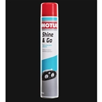 Spray MOTUL SHINE & GO VESPA APE LAMBRETTA Revitaliza y protege pinturas y piezas de plástico 750 ML
