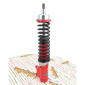 Amortiguador delantero deportivo ajustable CARBONE rojo para VESPA 50 125 PK XL RUSH HP FL