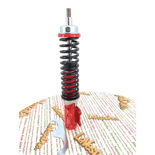 Amortiguador delantero deportivo ajustable CARBONE rojo para VESPA 50 125 PK XL RUSH HP FL
