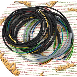 Cables del sistema eléctrico para PIAGGIO APE 175 AD1 con arranque manual, producto italiano artesanal.