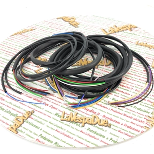 Cables del sistema eléctrico para PIAGGIO APE 50 TL3 con faro único sin arranque eléctrico, producto italiano artesanal.