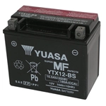 BATTERIA YUASA YTX12-BS (SIGILLATA CON ACIDO A CORREDO) 12V/10AH VESPA BEVERLY GT GTS GTV LX