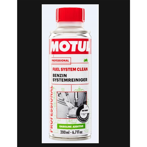 MOTUL Kraftstoffsystemreiniger für Moto Vespa Kraftstoffsystemzusatz für Motorradmotoren mit Vergaser oder Einspritzung, 200 ml