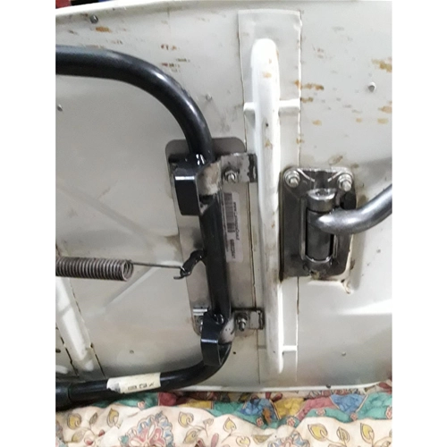 Placa de refuerzo de acero inoxidable para el reposapiés de VESPA 50 90 125 NLR SPECIAL SS PRIMAVERA ET3