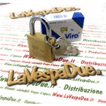 Lucchetto VIRO 30mm ANTIFURTO VESPA VIRO PER APE LAMBRETTA PIAGGIO CIAO SI BRAVO BOXER