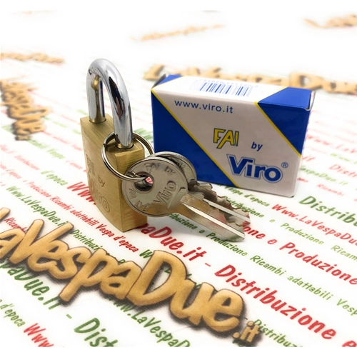 Candado antirrobo VIRO 30 mm para Vespa, Vespa Lambretta, Piaggio, Ciao, Si, Bravo Boxer