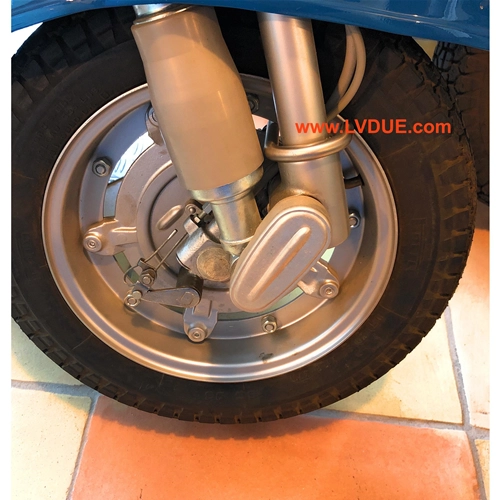 Horquilla antirrobo de acero inoxidable para ruedas VESPA NLR SPECIAL ET3 PRIMAVERA ELESTART PK PX PE ARCOBALENO SPRINT VELOCE SUPER TS GL RALLY SS GS 50 90 125 150 160 180 200