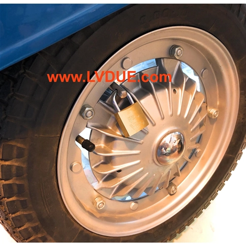 Horquilla antirrobo de acero inoxidable para ruedas VESPA NLR SPECIAL ET3 PRIMAVERA ELESTART PK PX PE ARCOBALENO SPRINT VELOCE SUPER TS GL RALLY SS GS 50 90 125 150 160 180 200