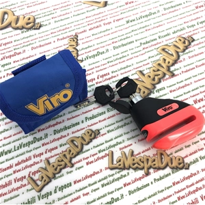 VIRO HAMMER bloque disque 5,5 mm ANTIVOL VESPA vélo moto APE LAMBRETTA PIAGGIO CIAO SI BRAVO BOXER