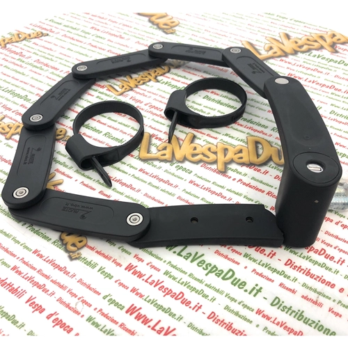 CERRADURA ANTIRROBO VIRO MAMBA para VESPA, APE, LAMBRETTA, PIAGGIO, CIAO, SI, BRAVO, BOXER, BICICLETAS