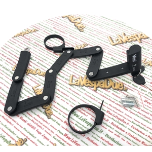 CERRADURA ANTIRROBO VIRO MAMBA para VESPA, APE, LAMBRETTA, PIAGGIO, CIAO, SI, BRAVO, BOXER, BICICLETAS