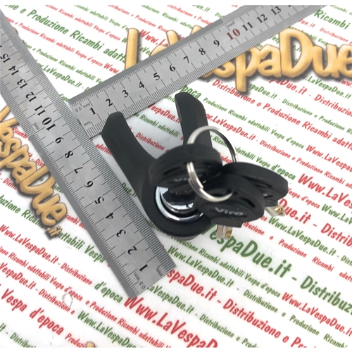 Candado de disco antirrobo VIRO endurecido de 6 mm para Vespa, Moto, Ape, Lambretta, Piaggio, Ciao, Si, Bravo Boxer