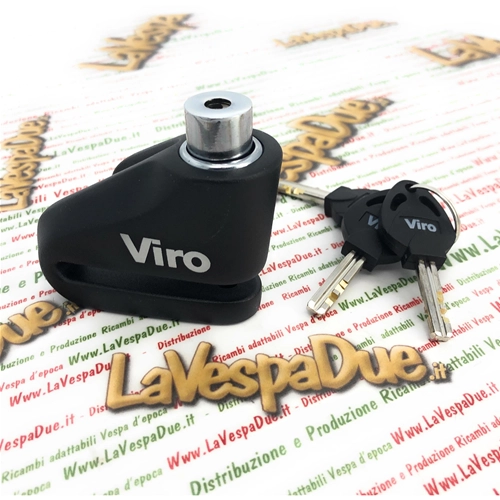 Candado de disco antirrobo VIRO endurecido de 6 mm para Vespa, Moto, Ape, Lambretta, Piaggio, Ciao, Si, Bravo Boxer