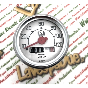 Compteur de vitesse LVDUE échelle hexagonale 120 km/h VESPA NLR 50 90 CIAO SI BRAVO BOXER ro 190748
