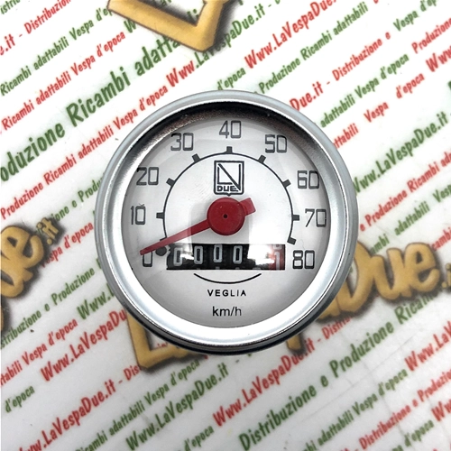 LVDUE speedometer, 80 km/h scale, VESPA NLR 50 90 ro 190748
